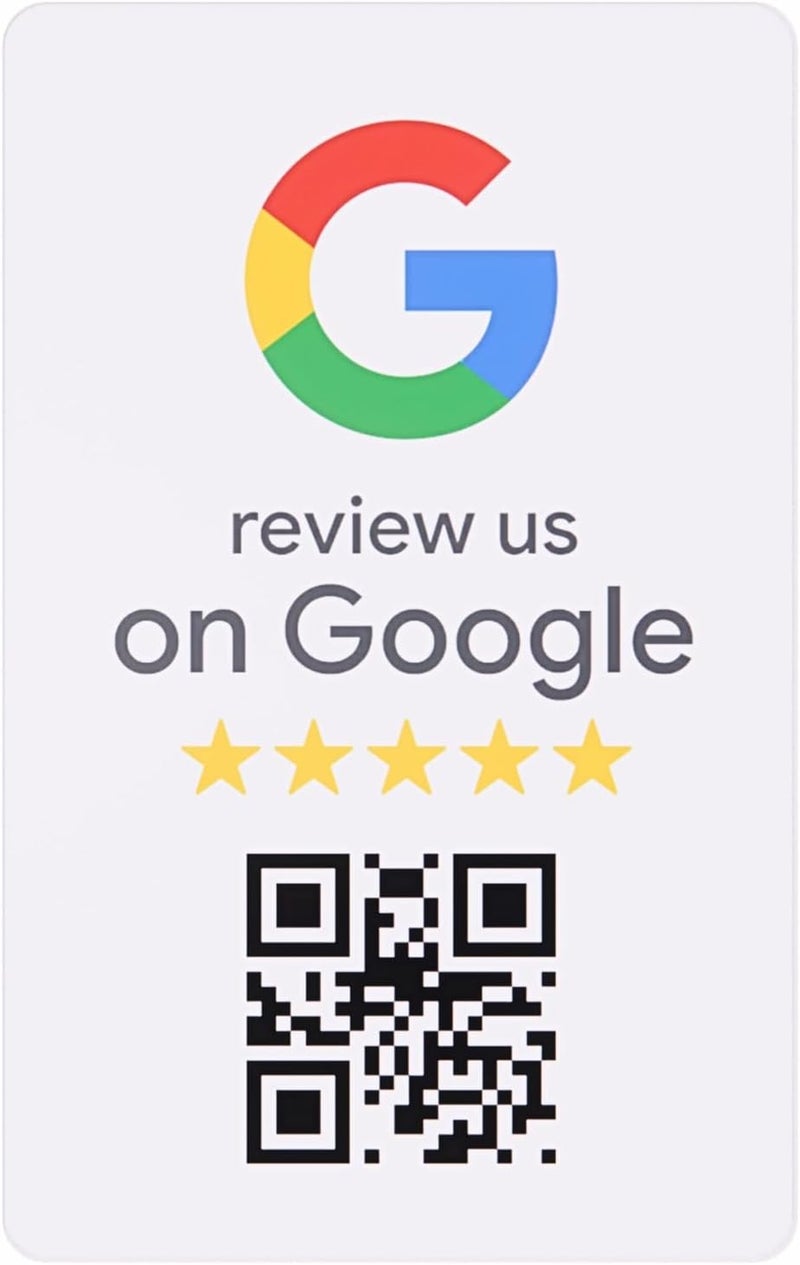 ProsperQR بطاقة مراجعة جوجل - بطاقة NFC ورمز QR للأعمال الصغيرة، احصل على المزيد من مراجعات العملاء، ضرورية للمكتب، المعارض التجارية وأكشاك البائعين، ملحقات ومواد تسويقية أساسية - Image 3